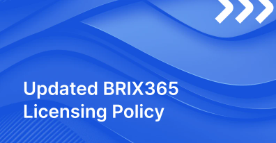 Updated BRIX365 Licensing Policy