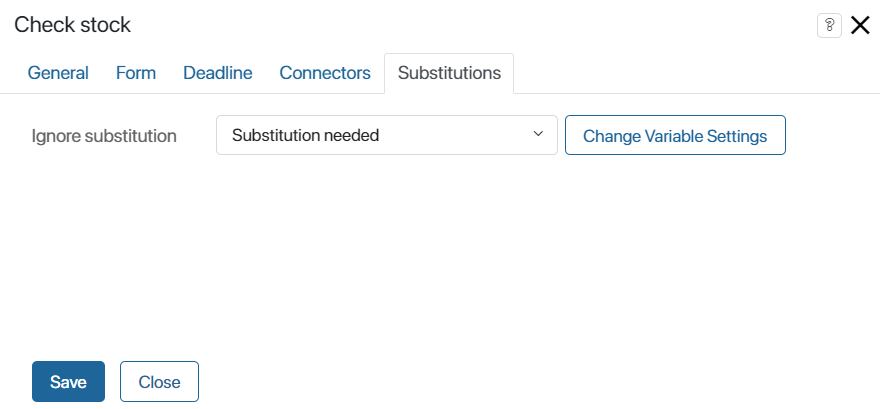 task-substitutions